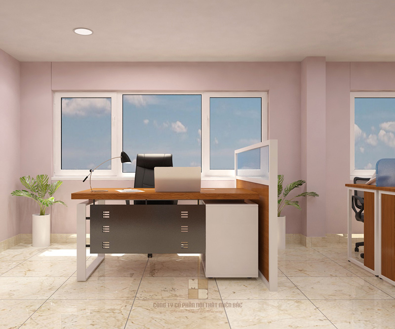 Thiết kế nội thất văn phòng hiện đại công ty SPT - H9